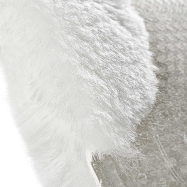 Mixte Close Contact zadelonderlegger Acavallo Classic met volledige schapenvacht Transparant / wit Mixte Close Contact zadelonderlegger Acavallo Classic met volledige schapenvacht Transparant / wit