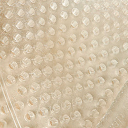 Mixte Close Contact zadelonderlegger Acavallo Classic met volledige schapenvacht Transparant / natuurlijk