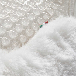 Acavallo Gel Schokdemper Volledig Lamsvel Transparant / wit