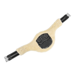 Singel Acavallo Gel & Pvc Verwijderbare voering van wol Zwart