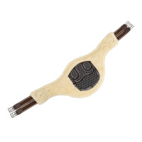 Singel Acavallo Gel & Pvc Verwijderbare voering van wol Donkerbruin