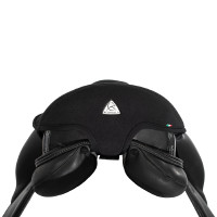 Zadeldek schokdemper Acavallo Ortho Pubis Gel In 20mm - Dressuur Zwart