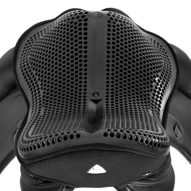 Zadeldek Acavallo Gel Out Cushion Ride 20 mm - Dressuur Zwart