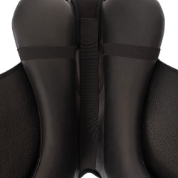 Gel zadelhoes In Acavallo 10 mm Dressuur Zwart