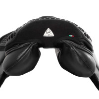 Zitkussen Acavallo Jump Gel Out Ortho-Coccyx 20 mm Zwart