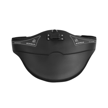 Korte singel Acavallo Gel & PVC Zwart