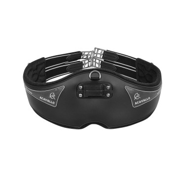 Anatomische singel Acavallo Gel & PVC Zwart Anatomische singel Acavallo Gel & PVC Zwart
