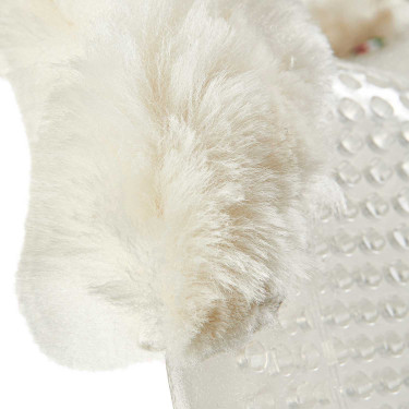 Gel- en schapenvachtverhogend achterkussen Acavallo Natuurlijk Bruin