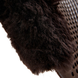 Schokdemper Acavallo Just Gel Lamsvel Bruin