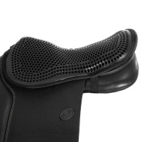 Zitkussen Acavallo Gel Out Cushion Ride 20 mm - Springen Zwart