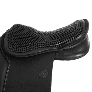 Zitkussen Acavallo Gel Out Cushion Ride 20 mm - Springen Zwart