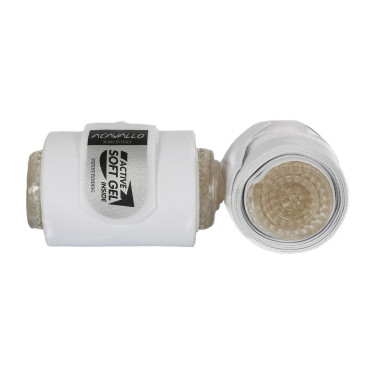 Combi-bandages Acavallo gel en elastiek Wit