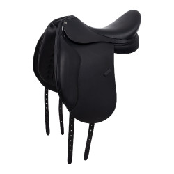 Dressuurzadel met lange kniewrongen Aachen Equestro