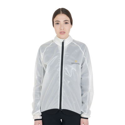 Unisex waterafstotende en windjack Equestro Wit