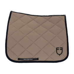 Technische stof dressuurdeken Black Line Equestro editie Walnoot Bruin