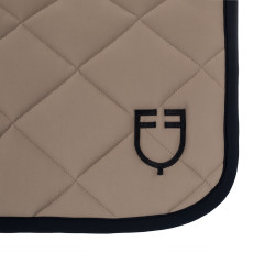 Technische stof dressuurdeken Black Line Equestro editie Walnoot Bruin
