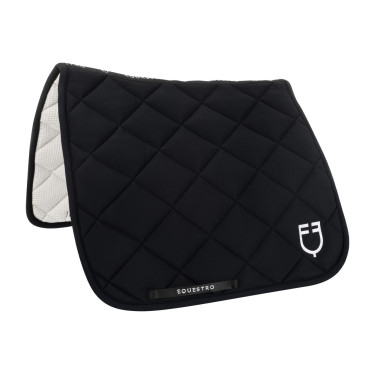 Technische stof dressuurdeken Black Line Equestro editie Zwart