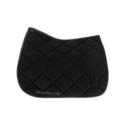 Technische stoffen dressuurdeken met GP Equestro-logo Zwart / zwart