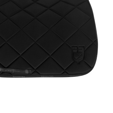 Technische stoffen dressuurdeken met GP Equestro-logo Zwart / zwart