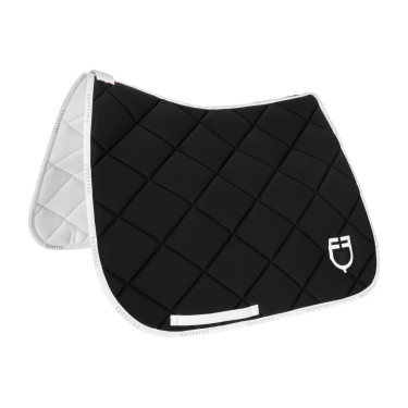 Technische stoffen dressuurdeken met GP Equestro-logo Zwart / wit