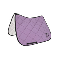 Technische stoffen dressuurdeken met GP Equestro-logo Lila / zwart Violet Technische stoffen dressuurdeken met GP Equestro-logo Lila / zwart Violet