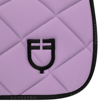 Technische stoffen dressuurdeken met GP Equestro-logo Lila / zwart Violet Technische stoffen dressuurdeken met GP Equestro-logo Lila / zwart Violet