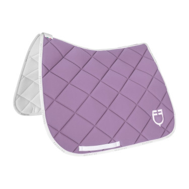 Technische stoffen dressuurdeken met GP Equestro-logo Lila / wit Violet Technische stoffen dressuurdeken met GP Equestro-logo Lila / wit Violet