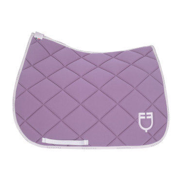 Technische stoffen dressuurdeken met GP Equestro-logo Lila / wit Violet Technische stoffen dressuurdeken met GP Equestro-logo Lila / wit Violet