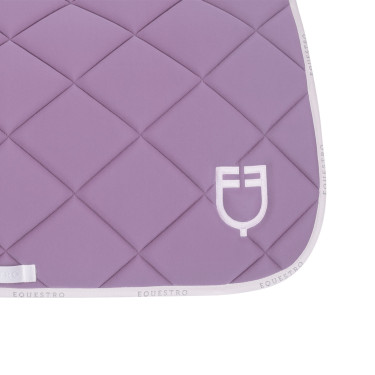 Technische stoffen dressuurdeken met GP Equestro-logo Lila / wit Violet Technische stoffen dressuurdeken met GP Equestro-logo Lila / wit Violet