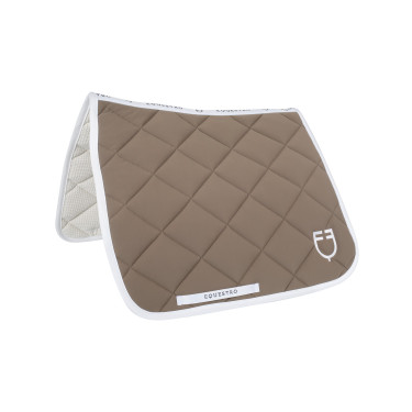 Technische stof dressuurdek met geborduurd logo White Line Equestro Technische stof dressuurdek met geborduurd logo White Line Equestro