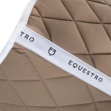 Technische stof dressuurdek met geborduurd logo White Line Equestro Technische stof dressuurdek met geborduurd logo White Line Equestro