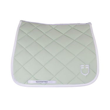 Technische stof dressuurdek met geborduurd logo White Line Equestro Lichtgroen Technische stof dressuurdek met geborduurd logo White Line Equestro Lichtgroen