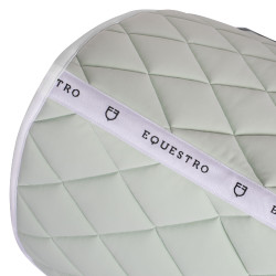 Technische stof dressuurdek met geborduurd logo White Line Equestro Lichtgroen Technische stof dressuurdek met geborduurd logo White Line Equestro Lichtgroen