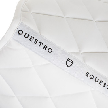 Technische stof dressuurdek met geborduurd logo White Line Equestro Wit Technische stof dressuurdek met geborduurd logo White Line Equestro Wit