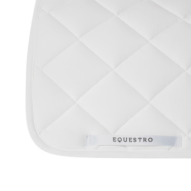 Technische stof dressuurdek met geborduurd logo White Line Equestro Wit Technische stof dressuurdek met geborduurd logo White Line Equestro Wit