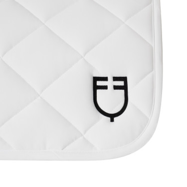 Technische stof dressuurdek met geborduurd logo White Line Equestro Wit Technische stof dressuurdek met geborduurd logo White Line Equestro Wit