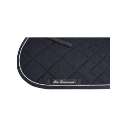 Dressuurzadeldek Diamond Equestro Marine Marineblauw