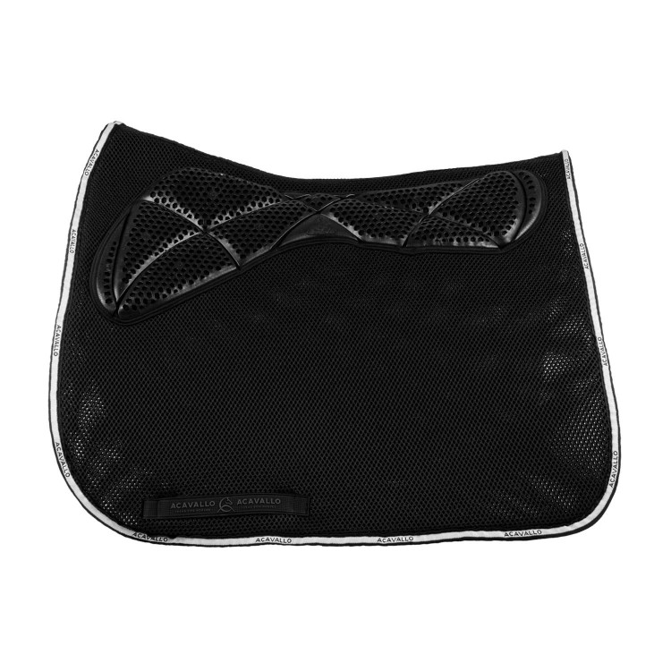 Vierkante dressuurpad van traagschuim met gelgrip en 3D-spacer Acavallo Vierkante dressuurpad van traagschuim met gelgrip en 3D-spacer Acavallo