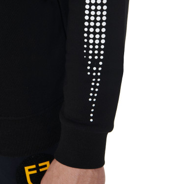 Sweat ronde hals man collectie Scuderia Equestro Zwart