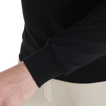 Herenkatoenen sweatshirt met logo op de borst Equestro Herenkatoenen sweatshirt met logo op de borst Equestro