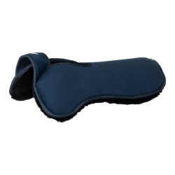 Schokdemper suède volledig schapenvacht Acavallo Blauw / zwart Schokdemper suède volledig schapenvacht Acavallo Blauw / zwart