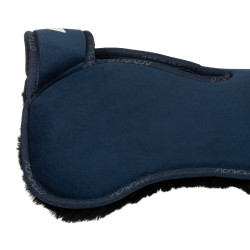 Schokdemper suède volledig schapenvacht Acavallo Blauw / zwart Schokdemper suède volledig schapenvacht Acavallo Blauw / zwart