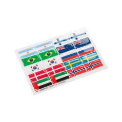 Sticker-set voor Opera Acavallo-beugels Vlag 2 Motieven Sticker-set voor Opera Acavallo-beugels Vlag 2 Motieven