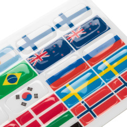 Sticker-set voor Opera Acavallo-beugels Vlag 2 Motieven Sticker-set voor Opera Acavallo-beugels Vlag 2 Motieven