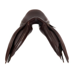 Venetiaanse hindernis met panelen van wol Acavallo Donkerbruin