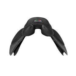 Zadel obstacle KC Race 2.6 Professional met boom van carbon en kevlar Acavallo Zwart