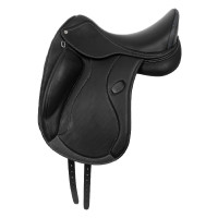 Dressuurzadel Raffaello met wolpanelen Acavallo Zwart Dressuurzadel Raffaello met wolpanelen Acavallo Zwart