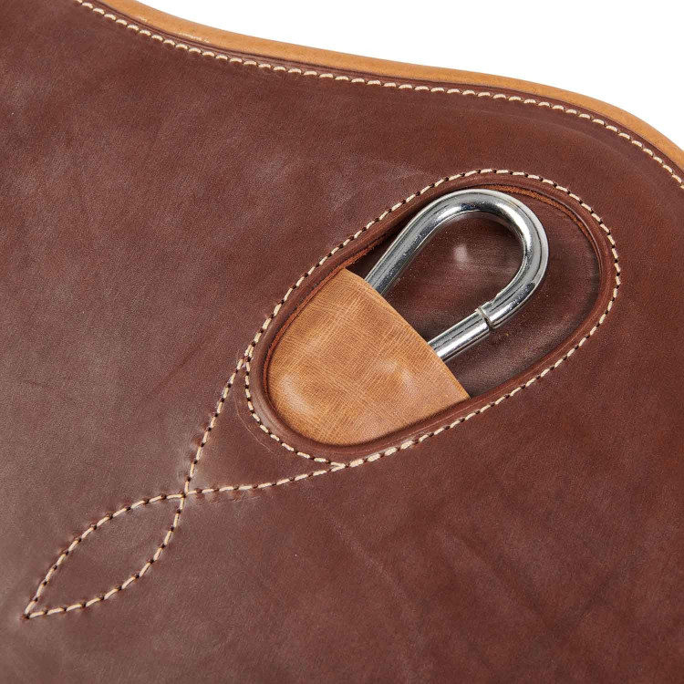 Singel met buikflap springen in leer Desiree Equestro Singel met buikflap springen in leer Desiree Equestro