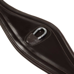 Leren hindernisriem met elastische banden Amelie Equestro Donkerbruin Leren hindernisriem met elastische banden Amelie Equestro Donkerbruin