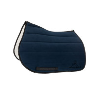 Gewatteerd springzadeldek Louvre en bamboe JS CW-3DS Acavallo Blauw